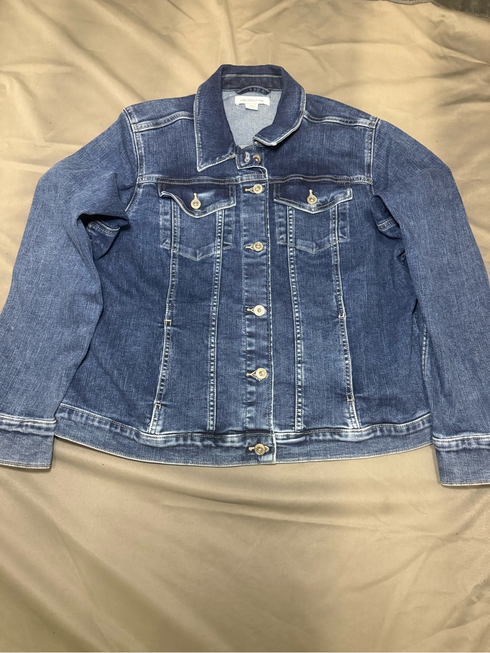 Liz Claiborne Medium Blue Denim Jacket